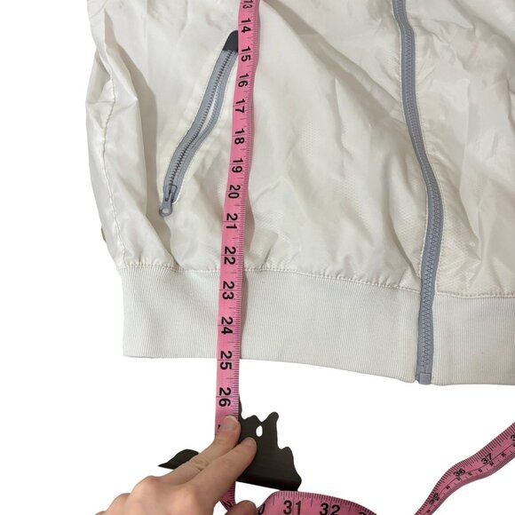 Nike Air Windbreaker Hooded Jacket Sportswear Black Gray White Size Small - Picture 7 of 7